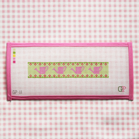 Watering Can Key Fob, Pink